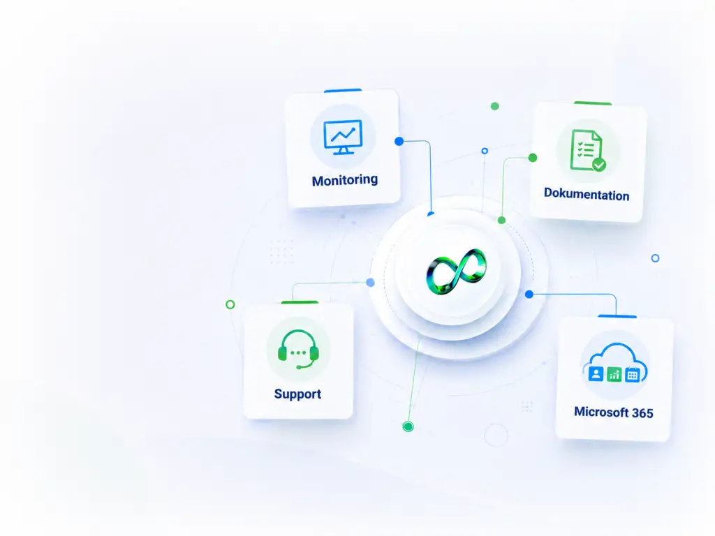 Managed IT Services mit Monitoring, Support und Dokumentation